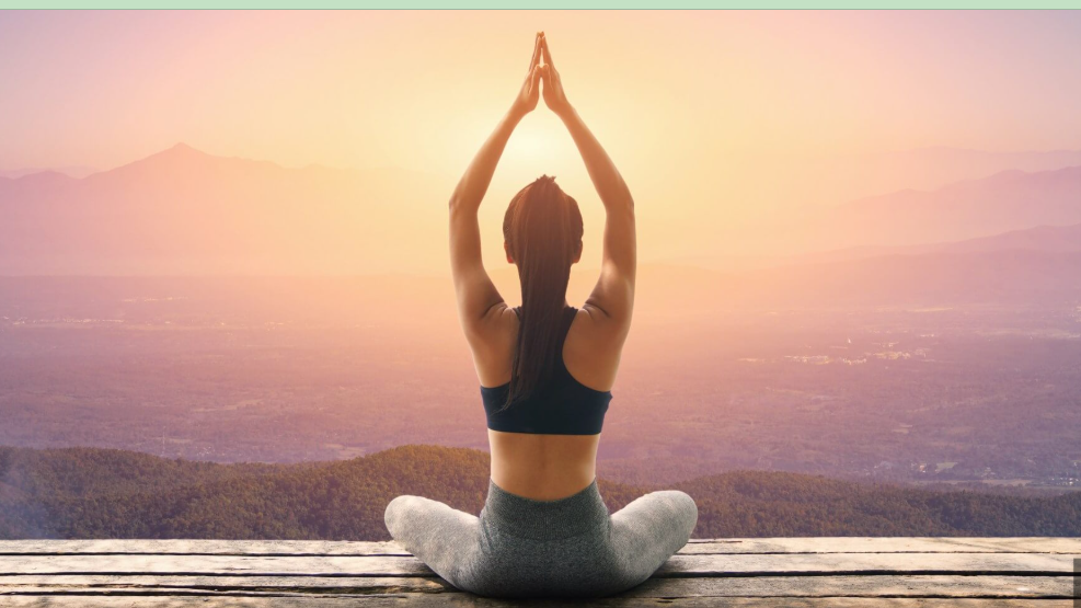 Calm morning posture representing metabolic reset